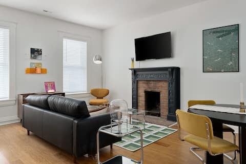 Successful Airbnb property: Chic 3-BR Home, Steps to Downtown, Fully Equipped! in Downtown