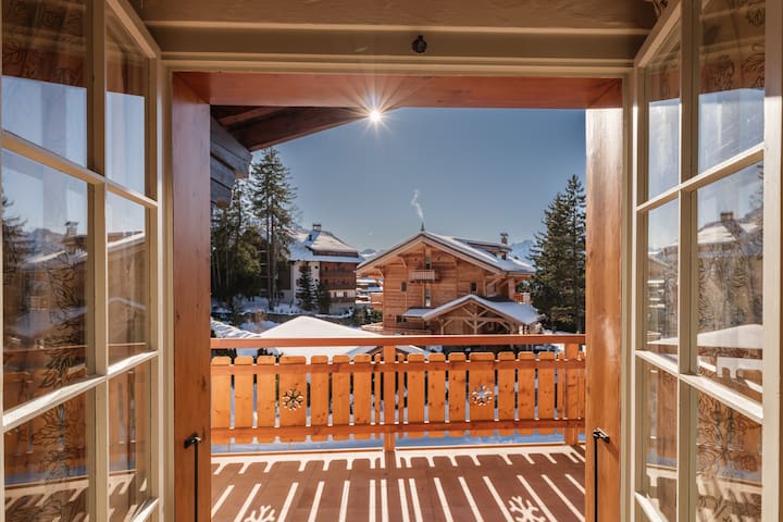 Large & stylish apartment in central Villars