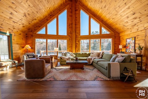 Cozy Luxury Cabin | EV | Near Whiteface & Town