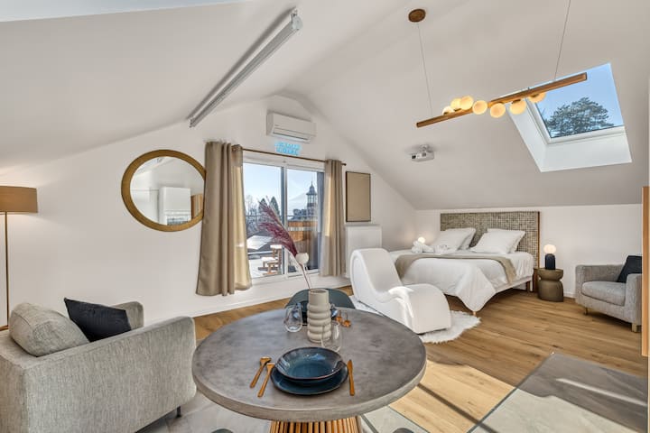 Le Nordique : Spa ~ Sauna ~ Vue ~ Clim - Aix-les-Bains