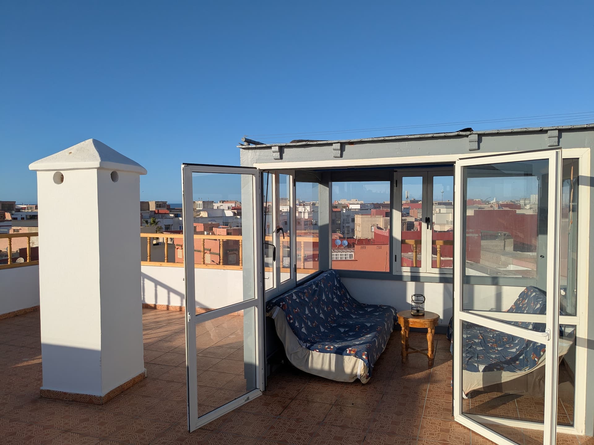 Uniquely designed apartment with a private terrace