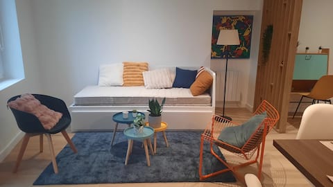 Top performing Airbnb: Apartment in the center - "L'escapade du Paraclet" in Préfailles