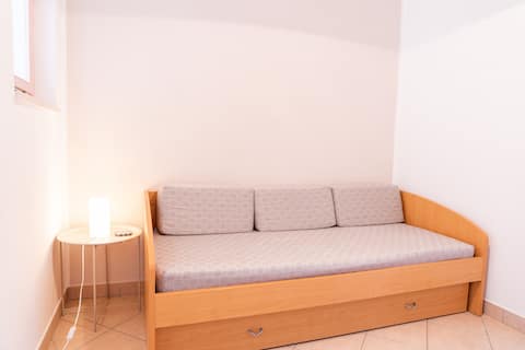 Popular Airbnb listing: Gorgeous view, beach ca.150m, WiFi in Gora Glušići