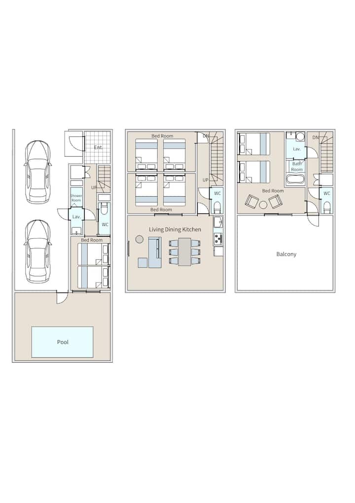 1 Min Walk To The Beach/private Pool Villa/kin2f - Okinawa Prefecture, Japan