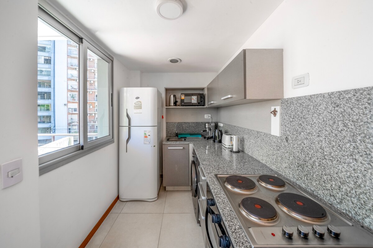 Monoambiente con balcón en Belgrano
