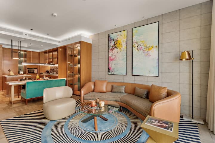 Stunning Palm Jumeirah Beach Family Apartment - Dubaj