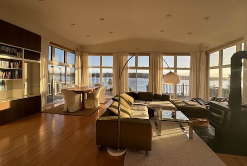 Popular Airbnb listing: Leaper Lodge Hideaway, Sauna & Hot Tub - Book Now! in Nova Scotia