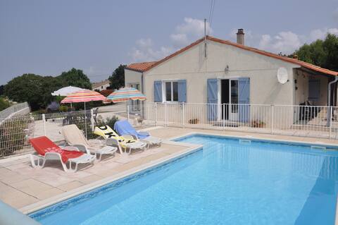 Detached home with private pool