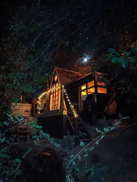 Private hot tub · Romantic escape in nature