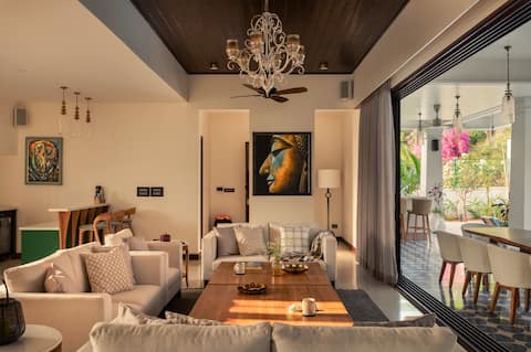 Huge 7BHK Independent Villa | 50 ft pool | Pvt Gym