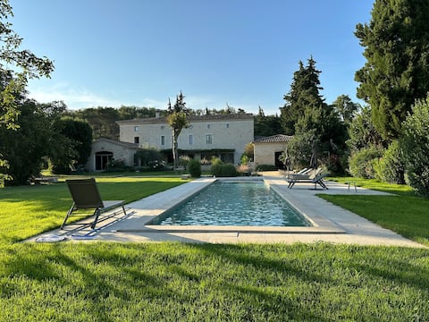 Very beautiful family house with pool.