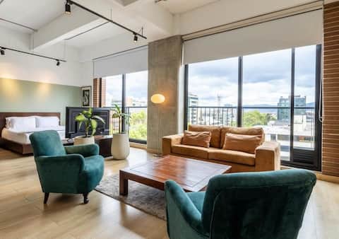 Airbnb con mejor rendimiento: B*New Warm &Calm Sun Highfloor Loft 580ft²/55m2 en Bogotá Distrito Capital Municipio