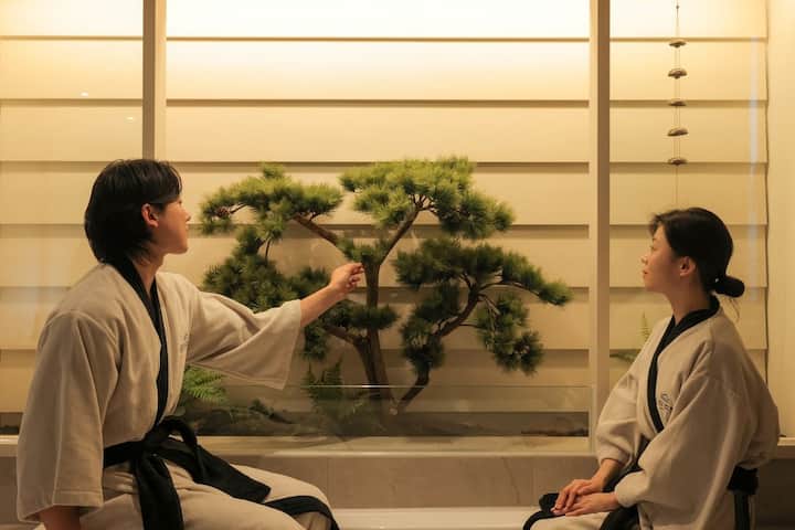 [심도 신림역] 시그니처 더블 스파 #조적욕조 #빔프로젝트 #4성급 호텔침구 #신림역3분 - Seoul