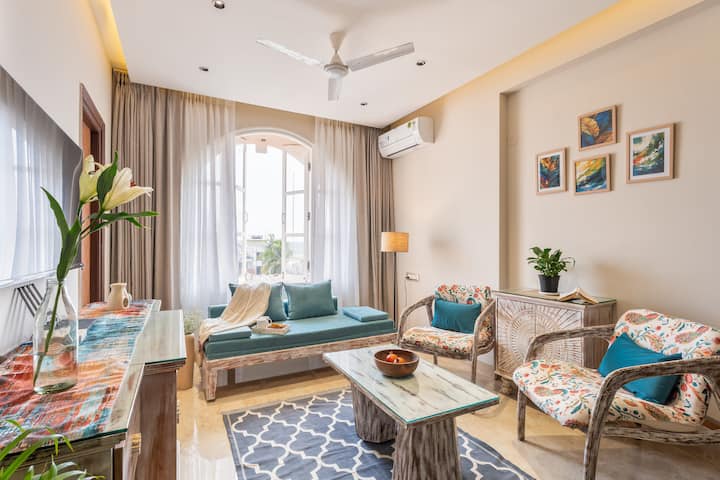 Boutique Apt With Pool Near Beach - Goa
