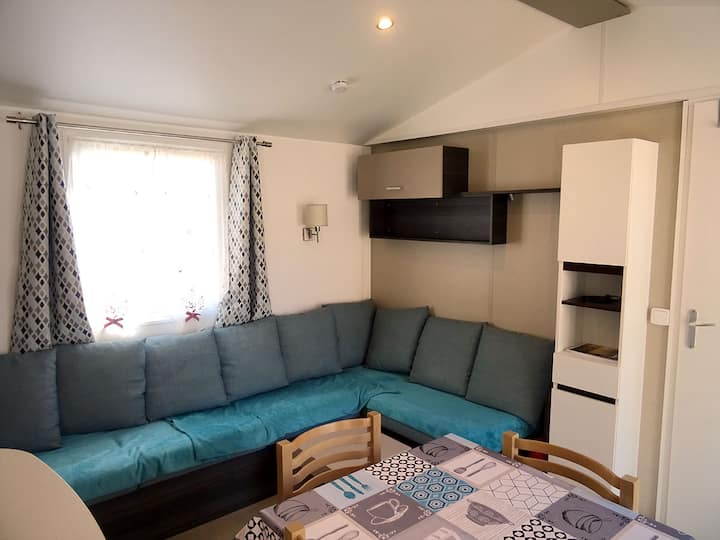 Mobil-home Climatisé 6pers, Camping 4 Etoiles-f136 - Saint-Jean-de-Monts