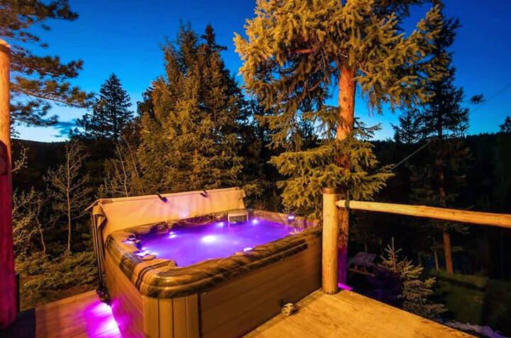 Creekside Retreat | Hot Tub, Fireplaces & Views