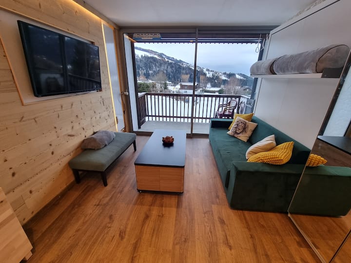 Studio Rénové - Balcon Plein Sud - Notre-Dame-de-Bellecombe