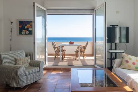 The sailboat La Calilla San José by the sea