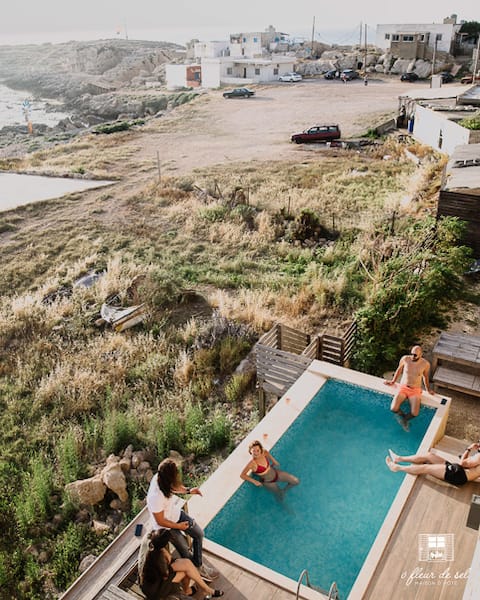 Anfeh sea villa with pool + studio Ô  Fleur De Sel