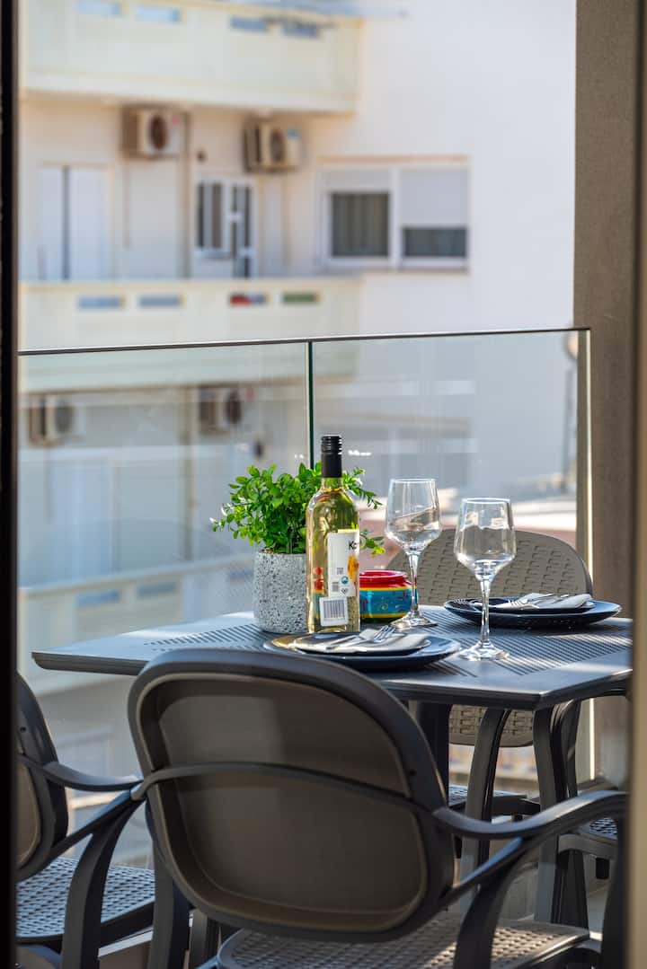 Neubau Maisonette 300m Zu Strand & City - 하니아