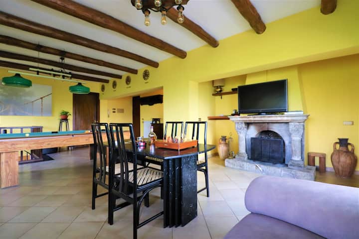 Villa Privata Con Piscina, Biliardo E Vista Mare - Sorrento