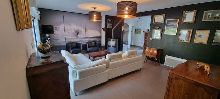 Villa "Tré Les Pins", 7 Chambres, à 100m Du Lac - Le Porge