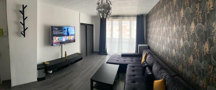 Jacuzzi Privatif Chez F_spa Logement Entier - Le Bourget