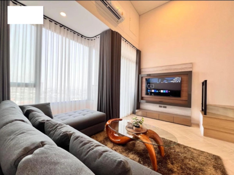 Rama9- Duplex Near Train Market/ RCA Free Pool Gym