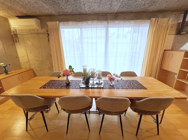 6min to station,4bedroom,Parking ,15 ppl stay