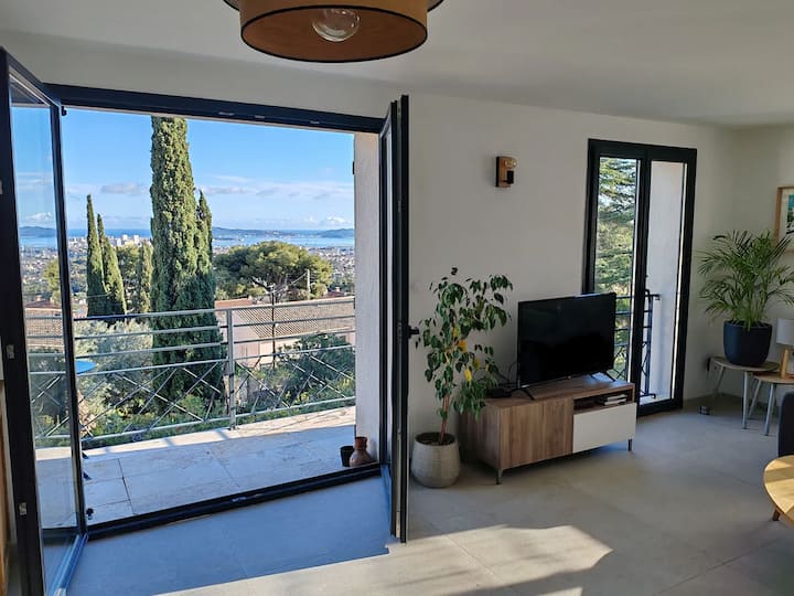 Villa Avec Piscine Et Vue Mer Idéale Pour Groupe - Toulon