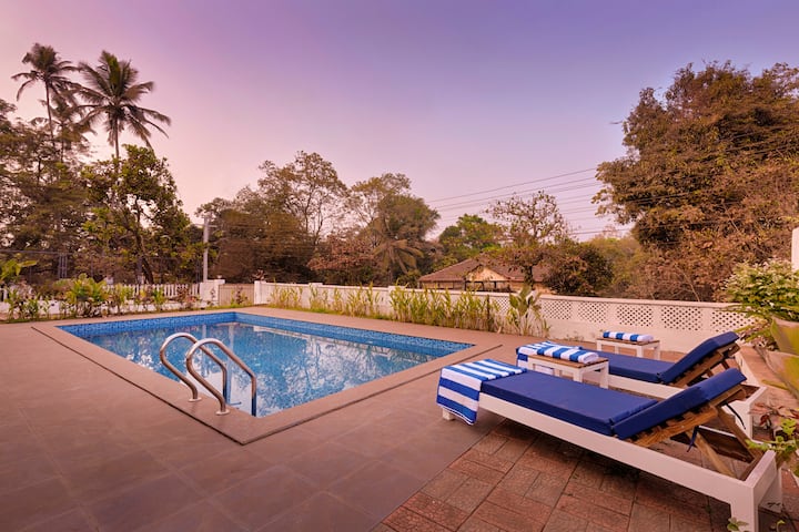 Casa Gulmohar 7bhk By Hottley | 3km From Vagator - Goa