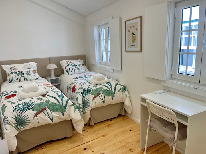 2 jednolôžka v spálni na prízemí