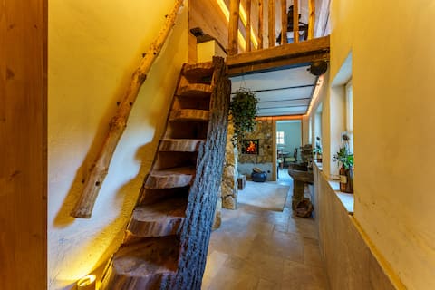 Quaint country house in nature