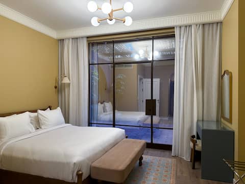 Ground Floor Studio in Maadi w/ Direct Pool Access