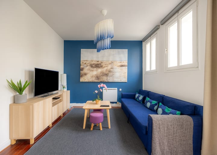 Blue House - Parking - Centre Ville - Reims