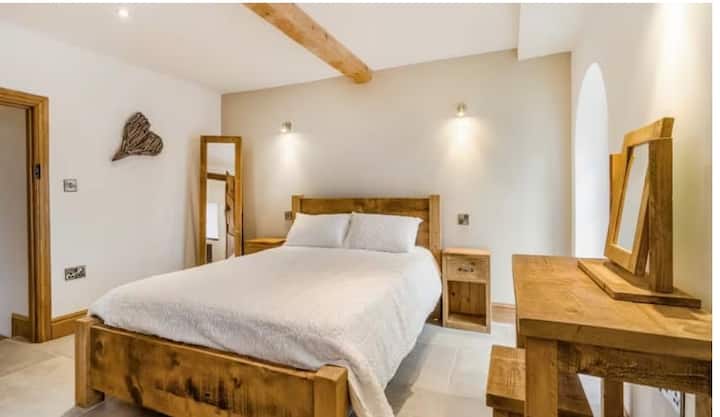 Bedroom 1 at Ty Bach