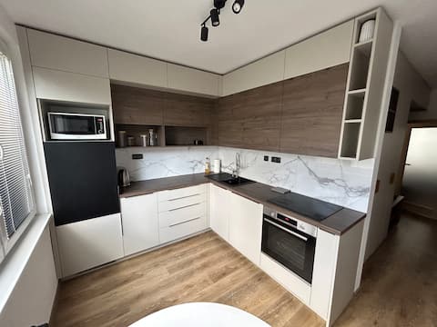 Apartment in the park, fully equipped in a quiet location.