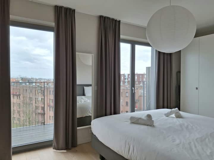 Jedna spálňa s jednou manželskou posteľou (180 cm)