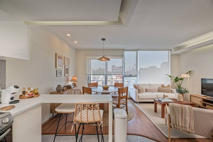 DeseoCondesa|2BR apt con 2 balcones |gym+alberca gallery image 2