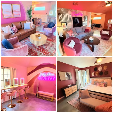 Pink Pony Club – Girls Trip! – 4BR <5min SoCo