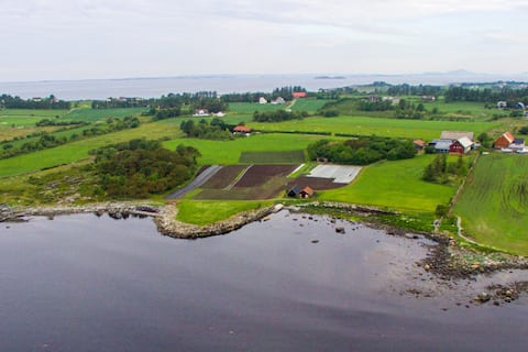 House on farm right by the lake