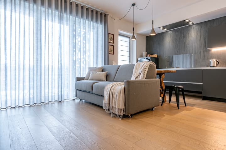 [Luxury Apt] Modern Apartment, 2 Terrance, Wifi - Bergamo