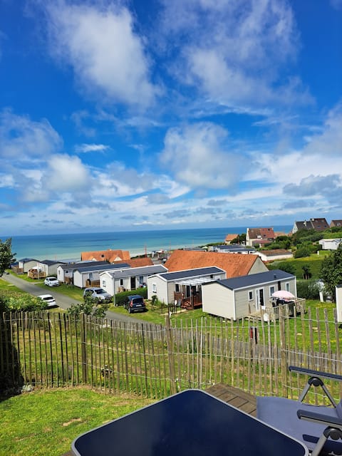 Top Airbnb: Sea view mobile home in équihen Plage