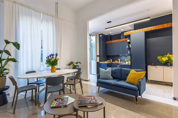 Brevi Roma San Giovanni * Garden Apt with 3 bdr