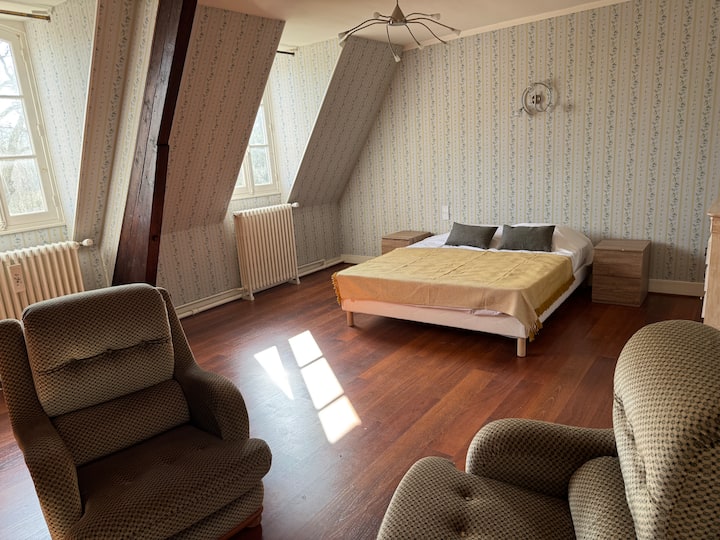 habitación en el último nivel con vistas al lago