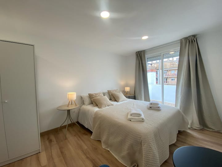 Habitación doble con terraza.