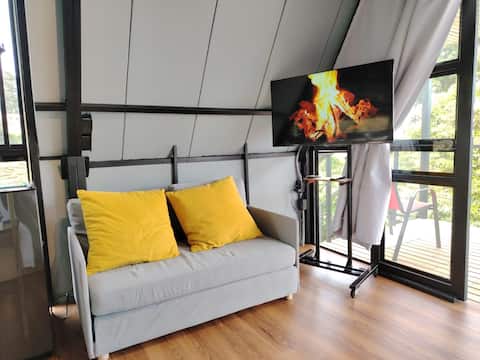 Top Airbnb: A-frame cabin, Nature and comfort in Bello