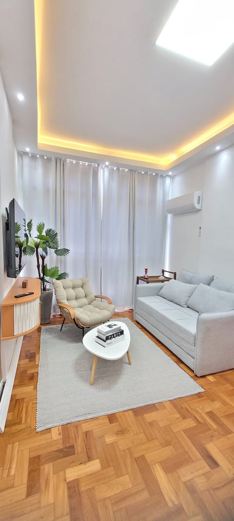 Imóvel de sucesso: Wooded and illuminated view, next to the Rio Sul! em Botafogo