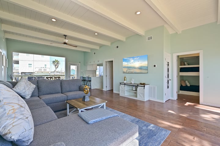 The Blue Pearl - Canal House 2 Mins From Beach - Galveston, TX