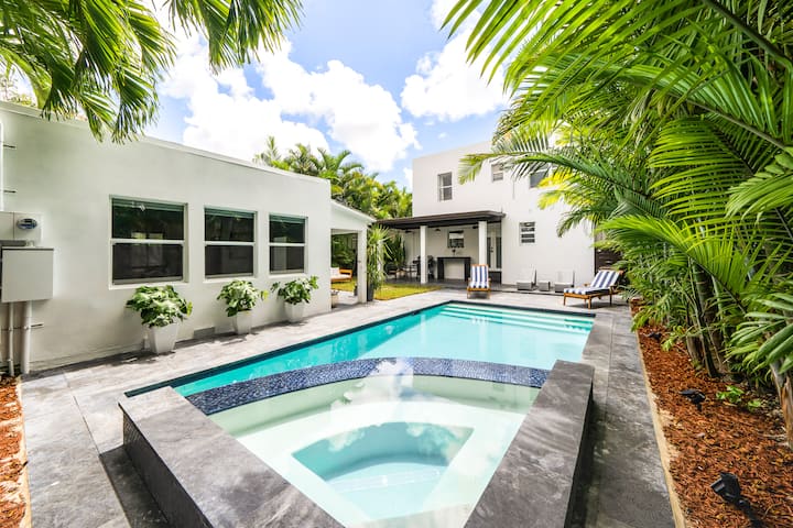 Heated Pool+tub-mins To Brickell - Miami